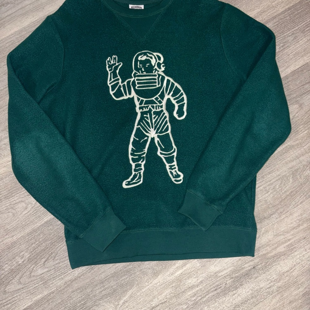 Billionaire Boys Club Dark Green Astronaut Crewneck Sweater